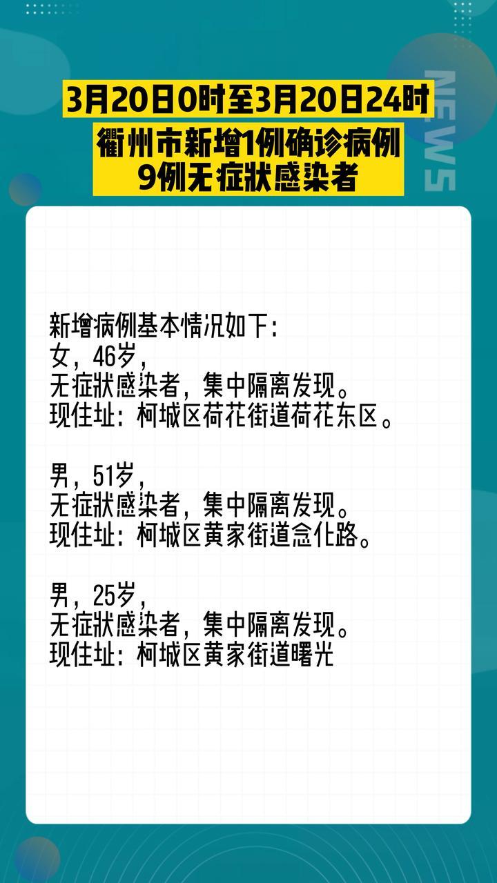 衢州最新确诊病例分析与解读